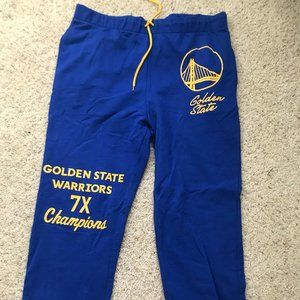 Golden State Warriors dark blue sweat pants